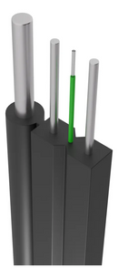 Cabo de Fibra Óptica Drop Flat FTTH 1FO – 1.000 Metros | Homologado Anatel