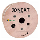 Cabo de Fibra Óptica Drop Flat FTTH 1FO – 1.000 Metros | Homologado Anatel
